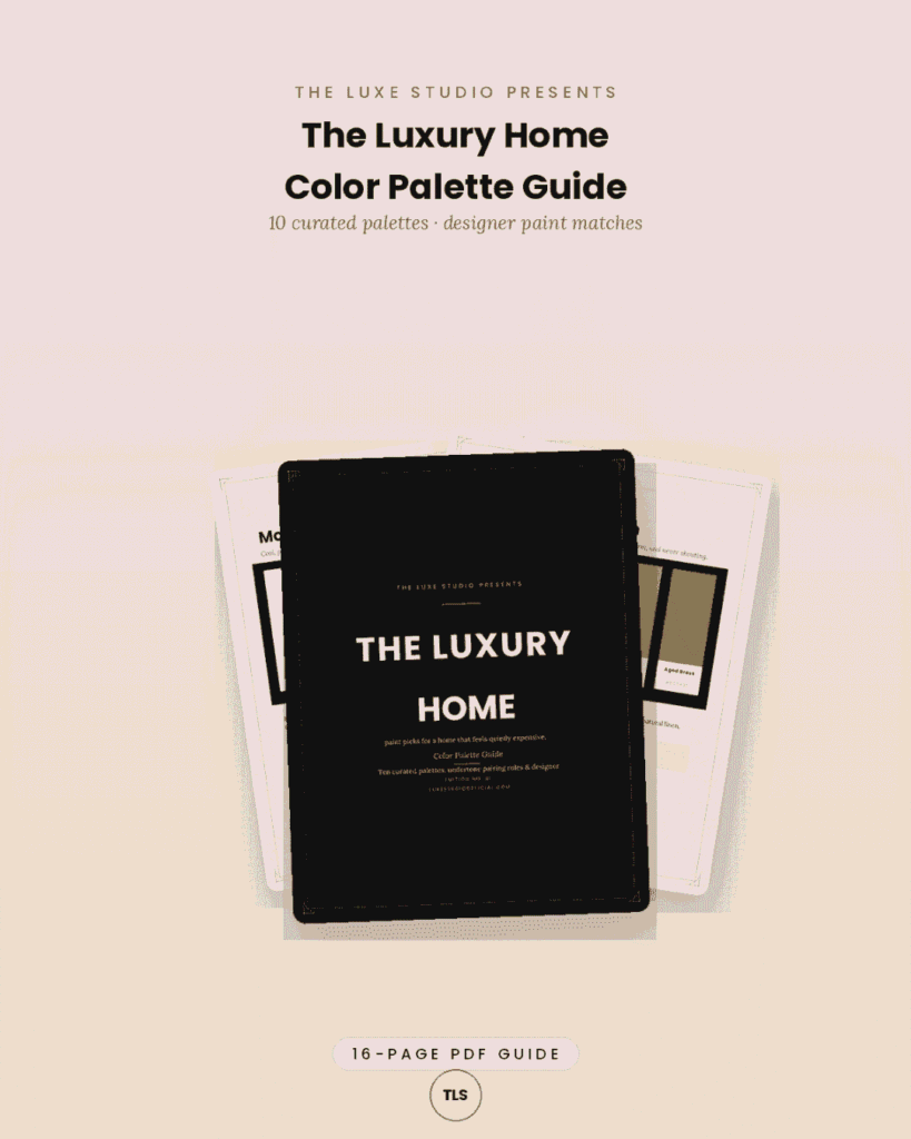 the luxury home color palatte guide 