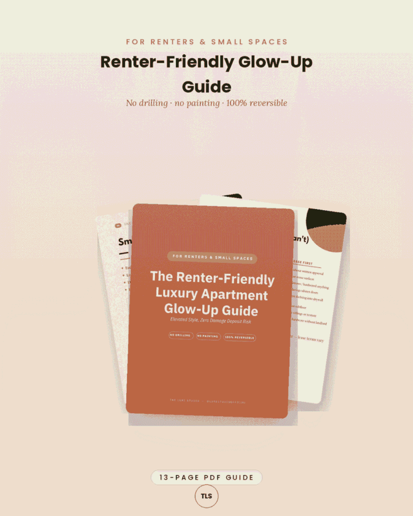 renter friendly glow up guide 