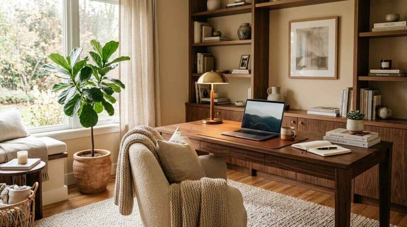 cozy home office ideas